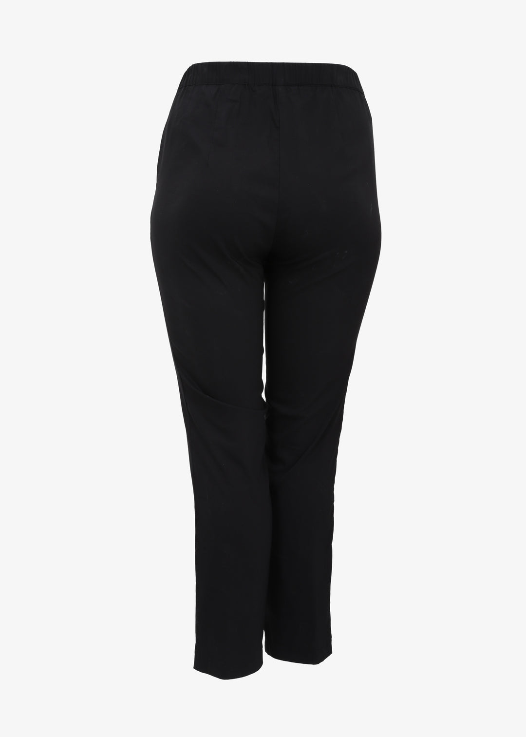 back view Toni T. Stretch Poplin Slim Leg Pant in black