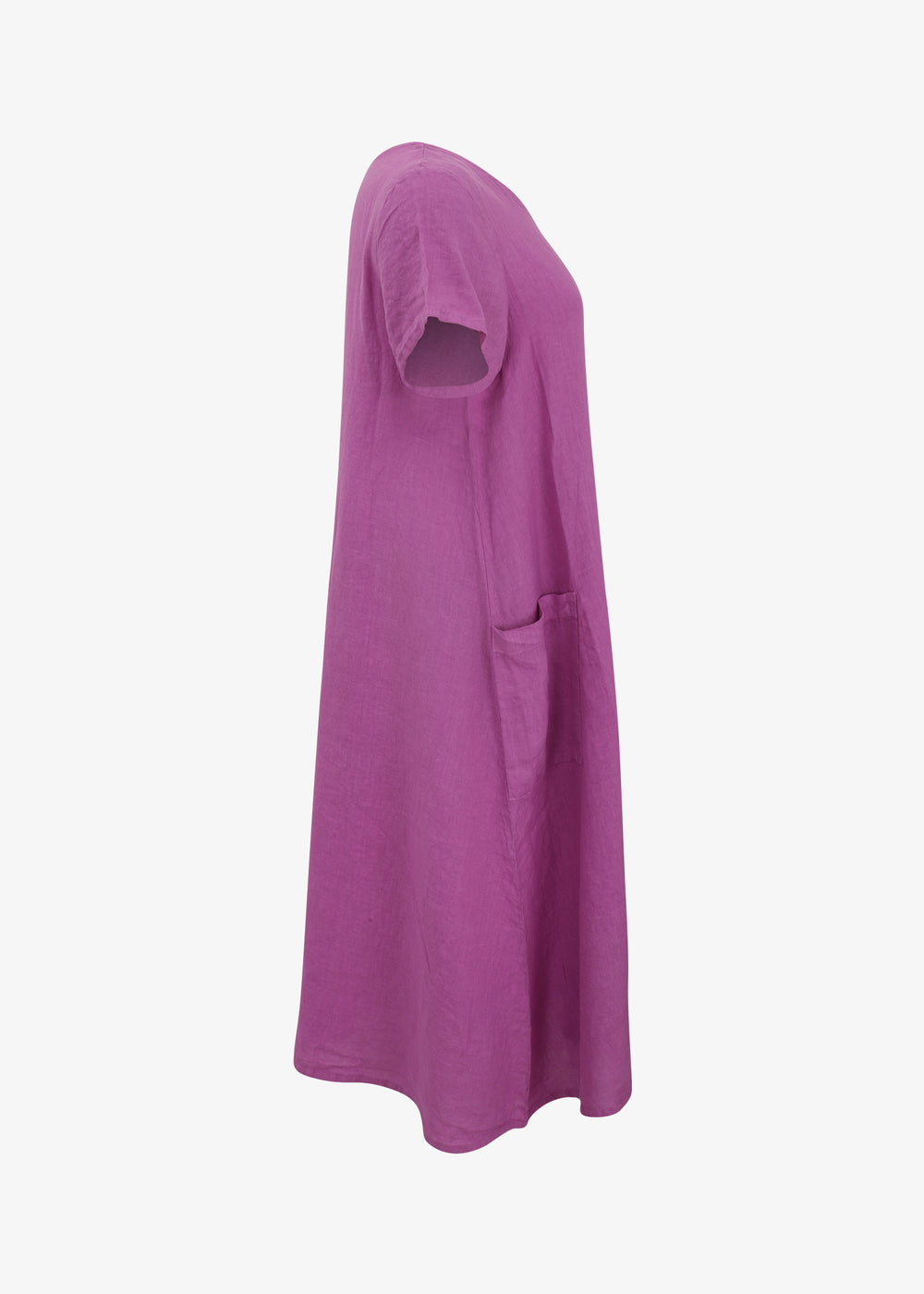 Bryn Walker Light Linen Willow short Sleeve Dress in Digitalis