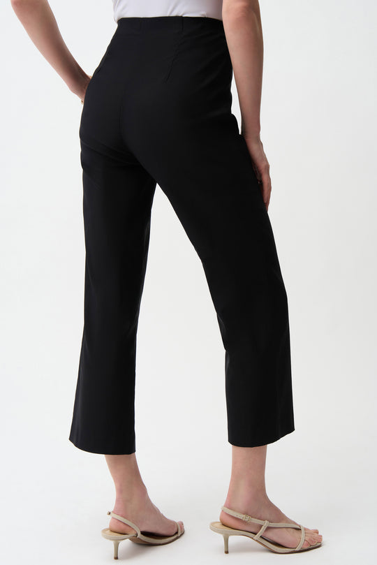 Joseph Ribkoff Soft Micro Twill Pull On Culotte in Black