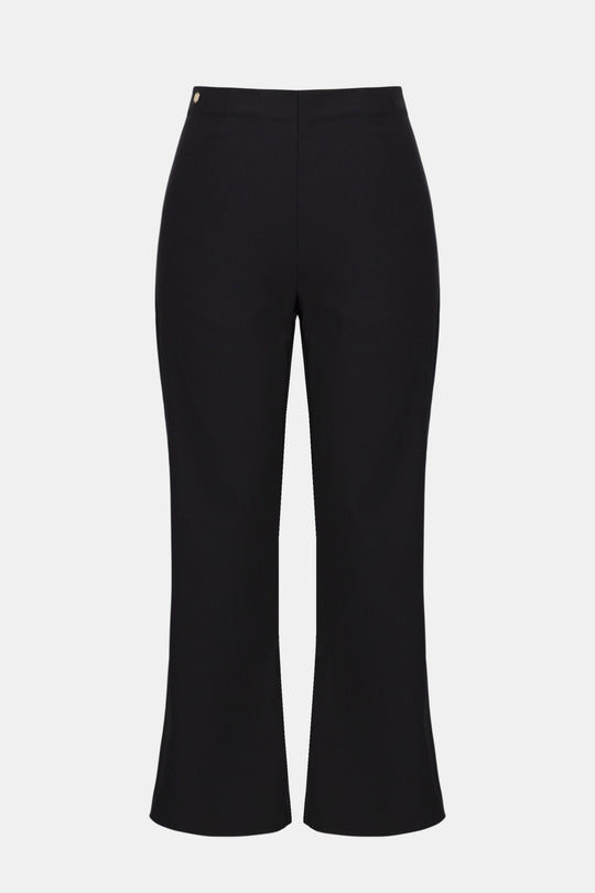 Joseph Ribkoff Soft Micro Twill Pull On Culotte in Black