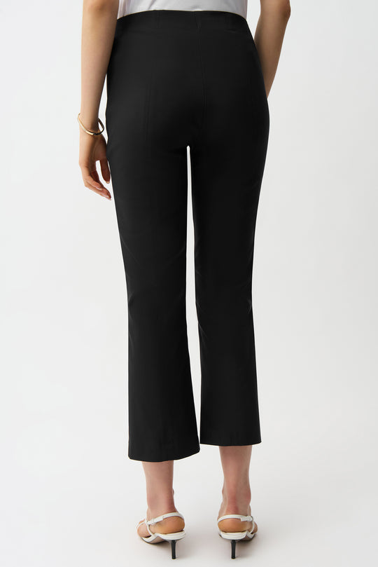 Joseph Ribkoff Millenium Stretch Pull On Kick Hem Ankle Pant in Black
