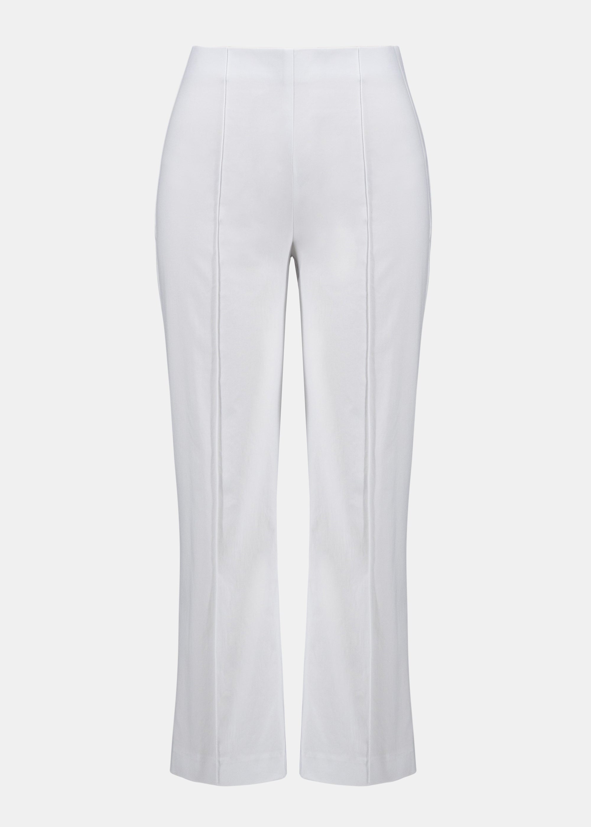White pants on a white background