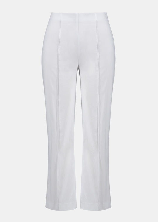 White pants on a white background