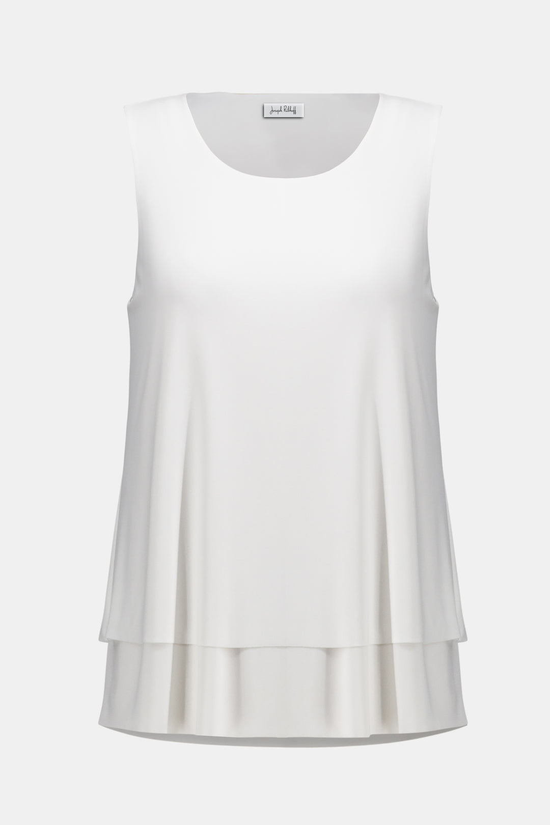 Joseph Ribkoff Double Layer A line Tanks in Vanilla