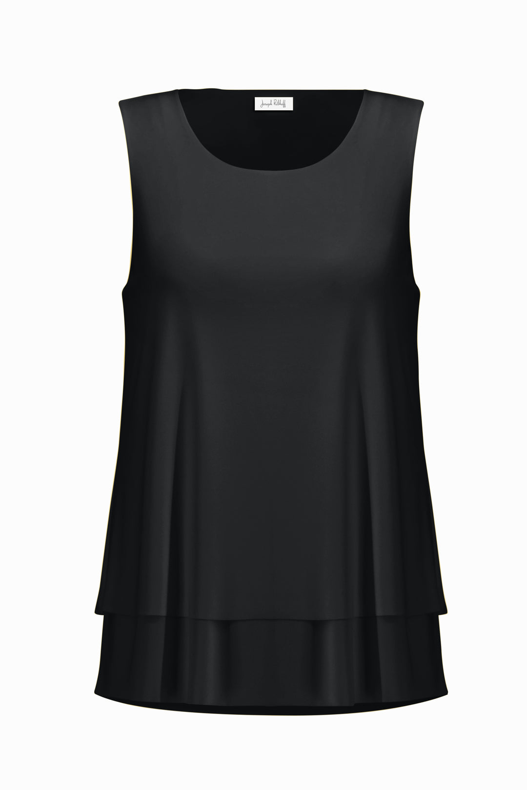 Joseph Ribkoff Double Layer A line Tanks in Black
