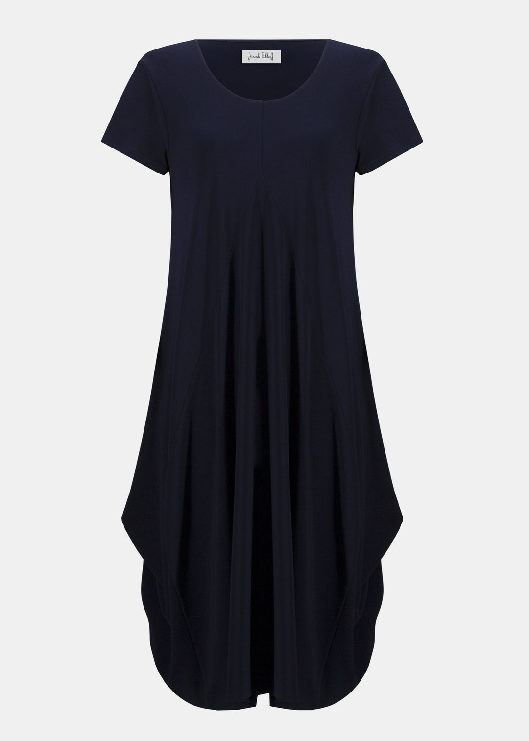 Joseph Ribkoff Silky Knit Cocoon Short Sleeve Dress in Midnight