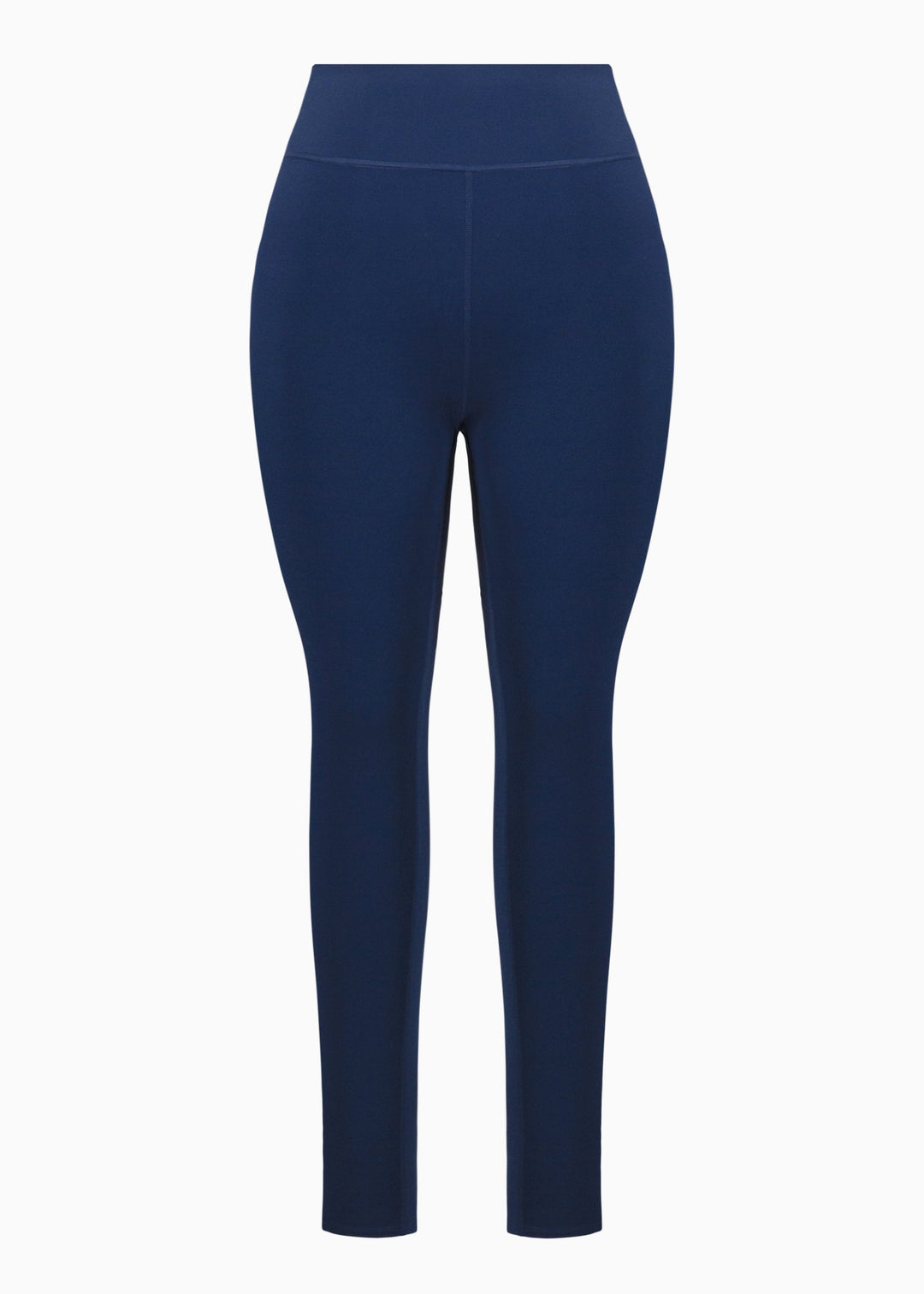front view of plus size Joseph Ribkoff Nylon Spandex Compression Legging in Indigo