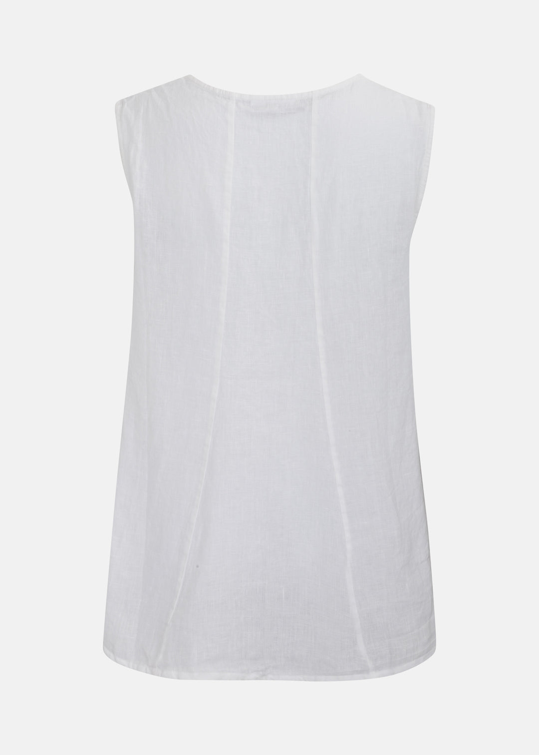 Bryn Walker Light Linen Huxley Tank in White