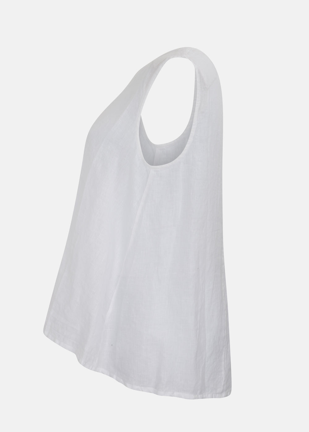 Bryn Walker Light Linen Huxley Tank in White