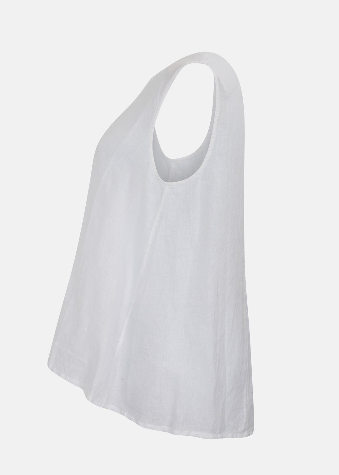 Bryn Walker Light Linen Huxley Tank in White