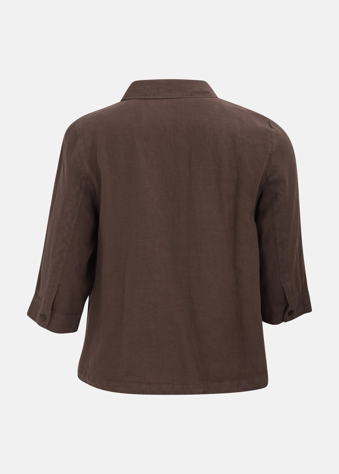 Toni T. Pure Linen A-Line Jacket in Mocha