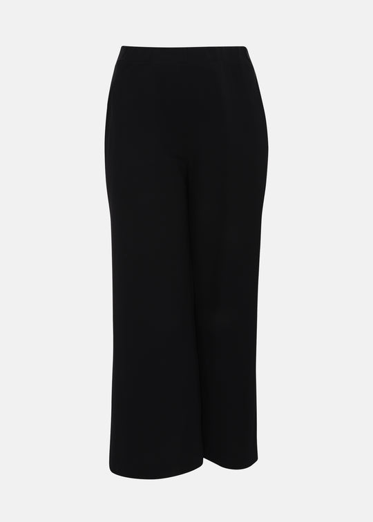 Toni T. Technical Stretch Wide Leg Pant in Black