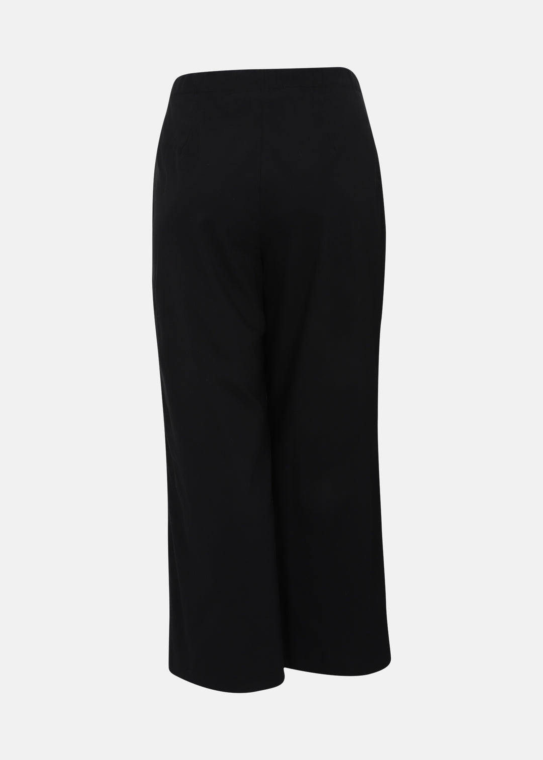 Toni T. Stretch Poplin Wide Leg Pant in Black