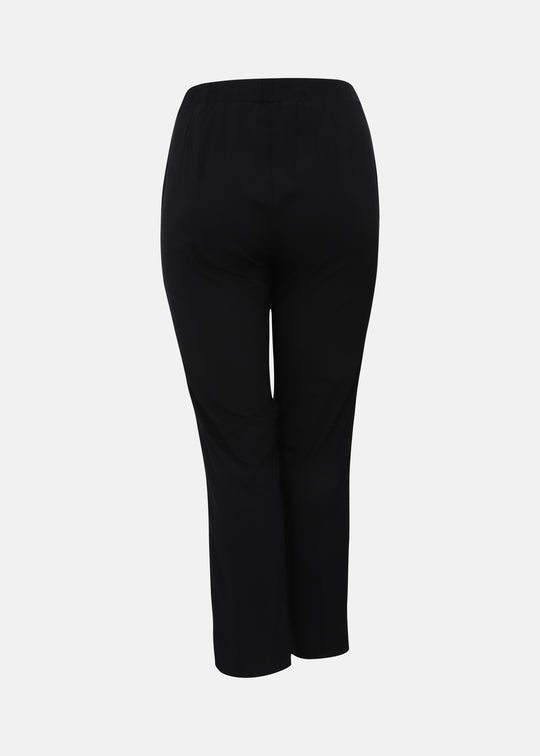 Toni T. Stretch Poplin Slim Leg Pant in Black