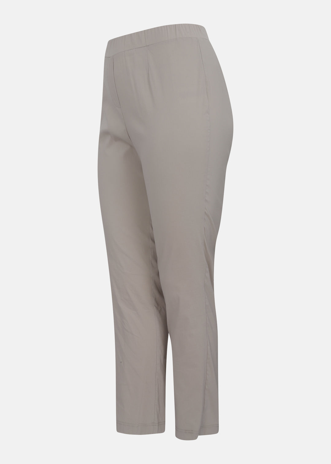 Toni T. Stretch Poplin Slim Leg Pant in Sand