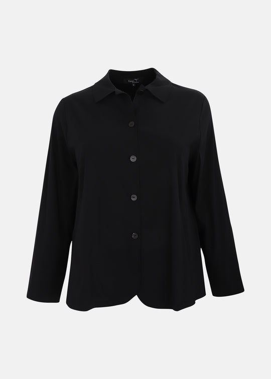 Black shirt on a white background