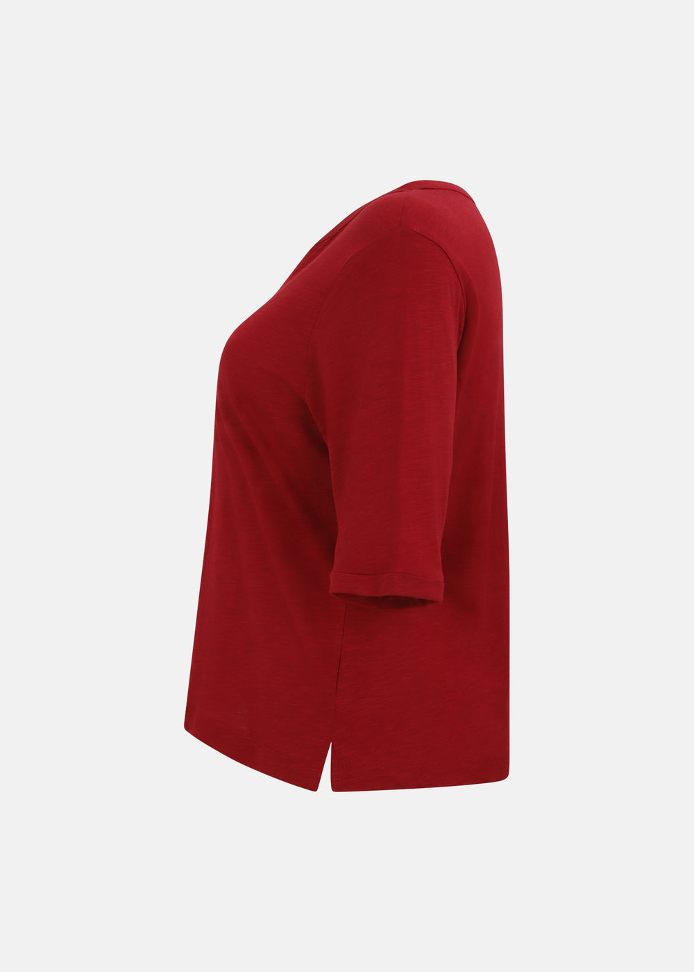 Sanctuary Dolce Notch Neck Tee in Red Berry