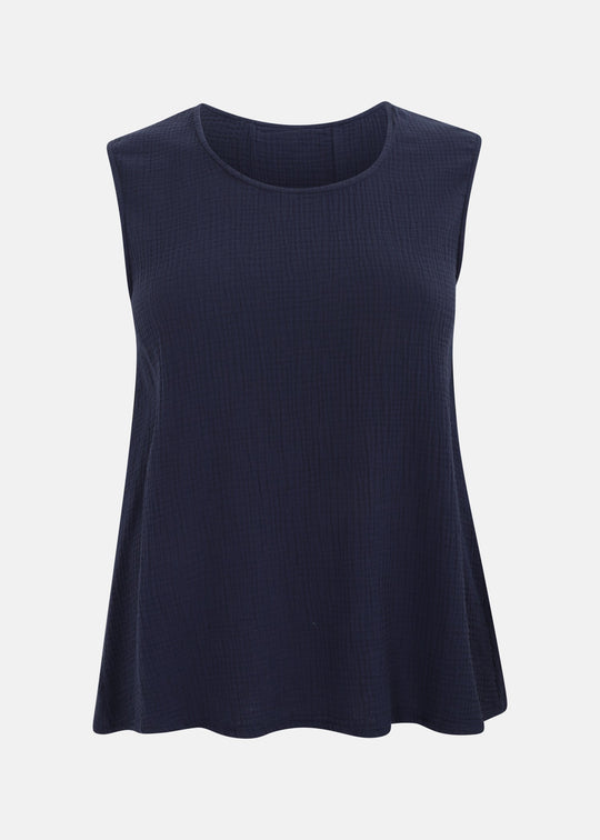 Bryn Walker Cotton Gauze Huxley Tank in Stargaze — STARGAZE