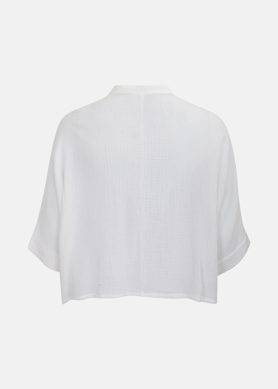 Bryn Walker Cotton Gauze Joe Shirt in White — WHITE