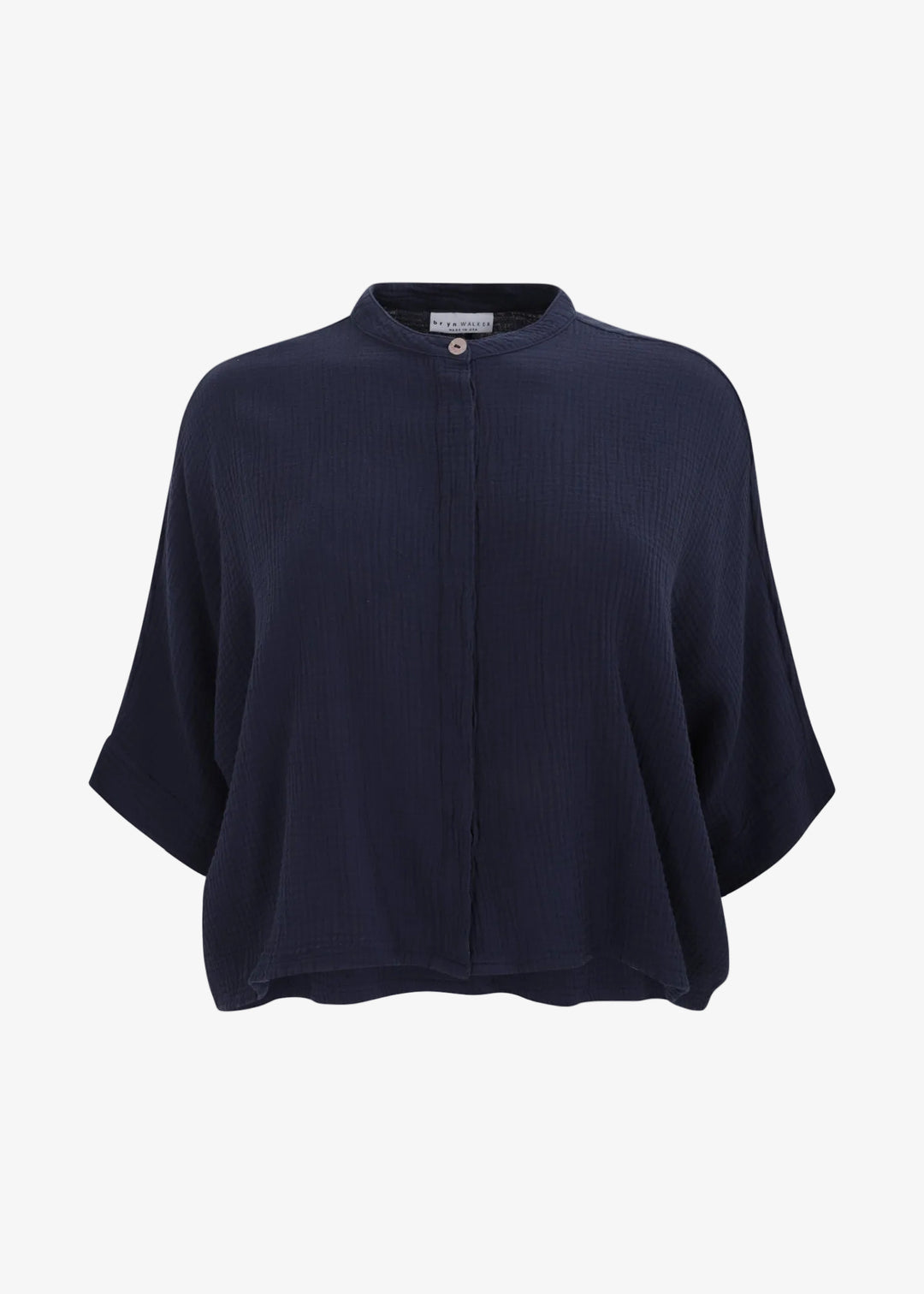 Bryn Walker Cotton Gauze Joe Shirt in Stargaze — STARGAZE
