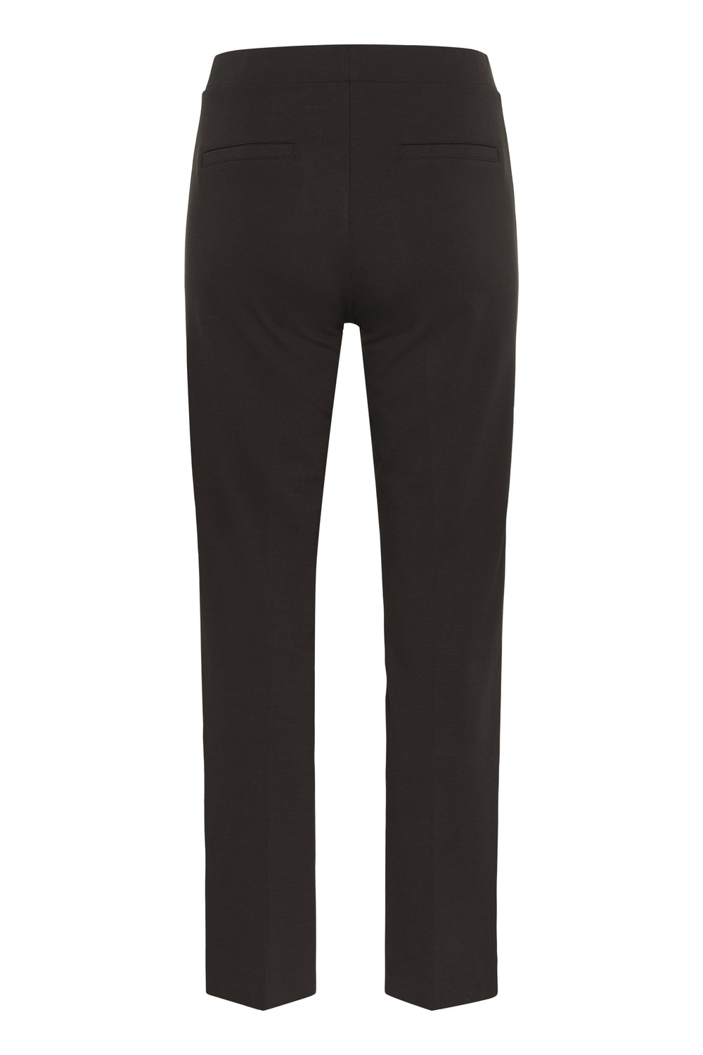 Part Two Ponta Easy Fit Comfort waist straight leg ankle pull on pant in Ganache
