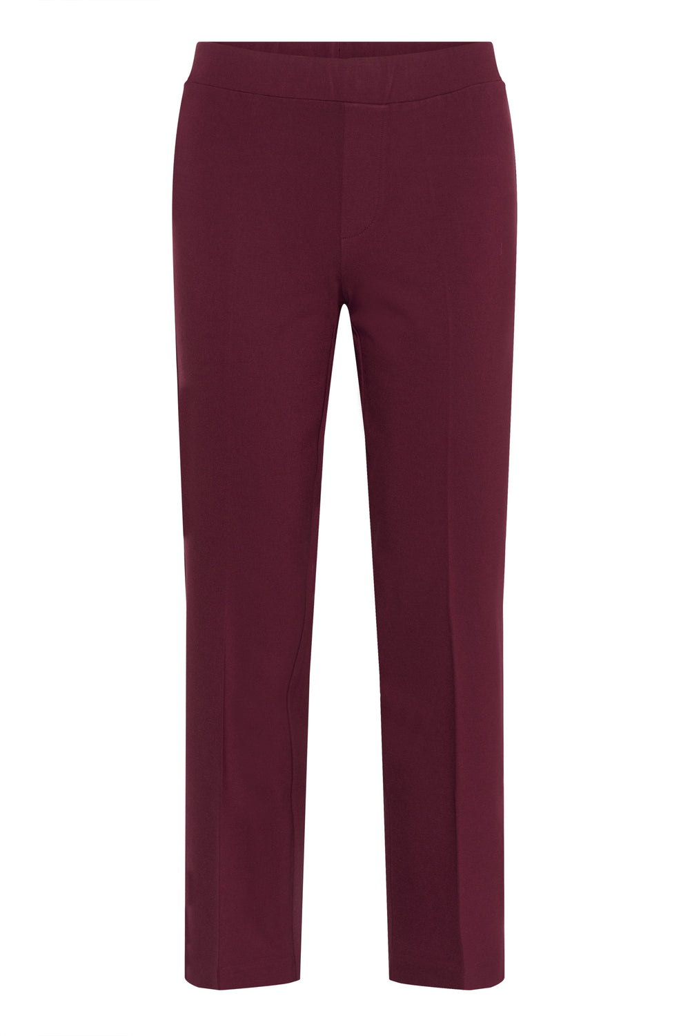 Part Two Ponta Easy Fit Comfort waist straight leg ankle pull on pant in Tawny Port