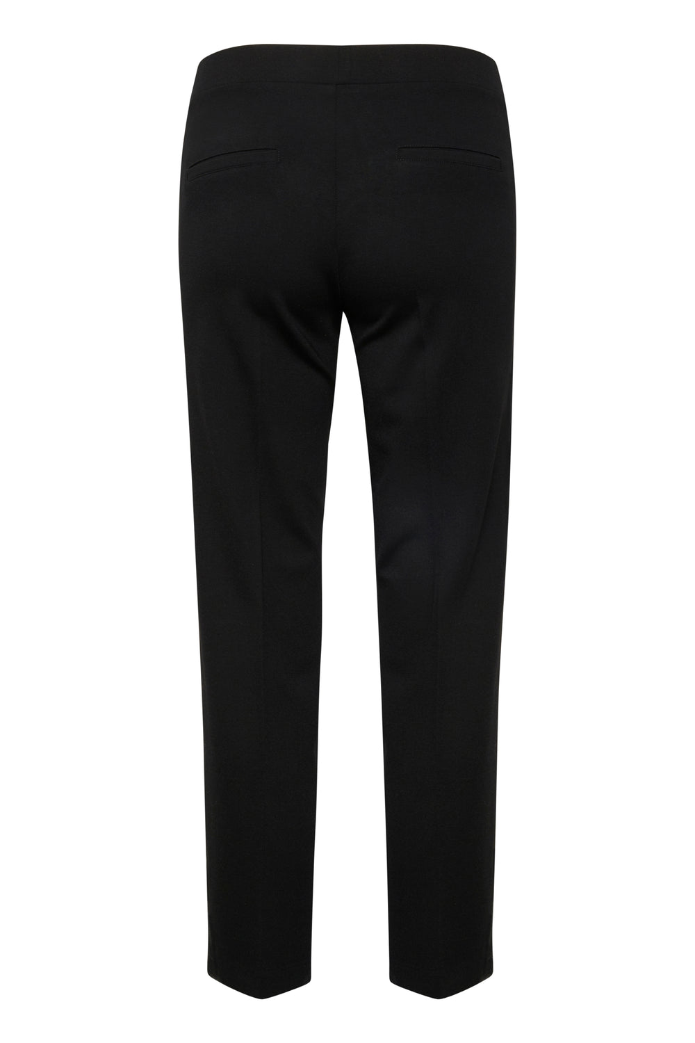 Part Two Ponta Easy Fit Comfort waist straight leg ankle pull on pant in Black