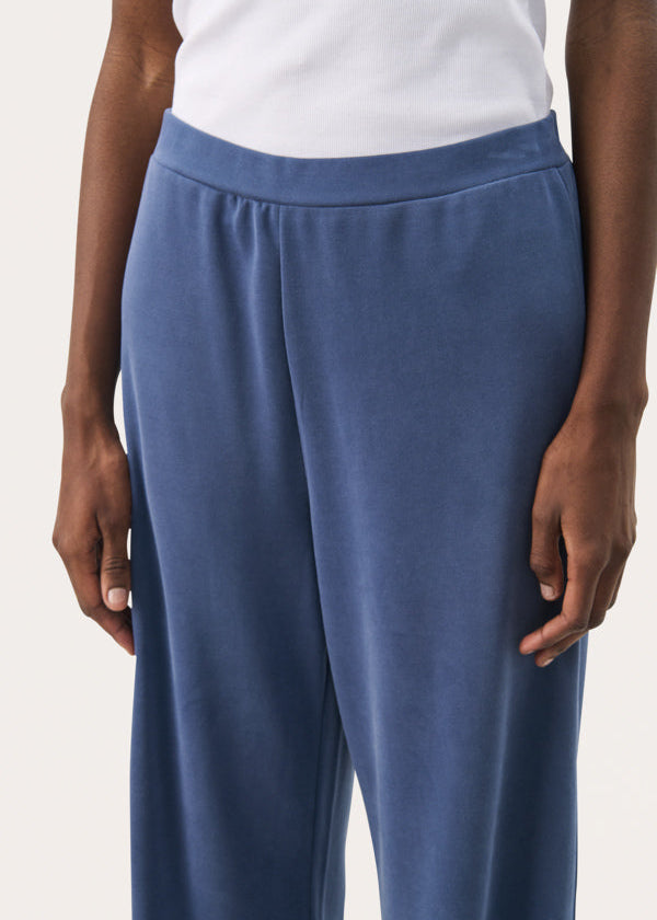 front view of Part Two Timbrell Soft Tencel Pant in Blue