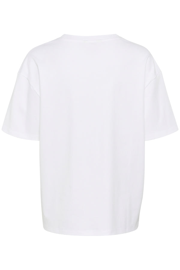 Part Two Jamina Organic cotton Crew neck Boxy Tee in Bright White