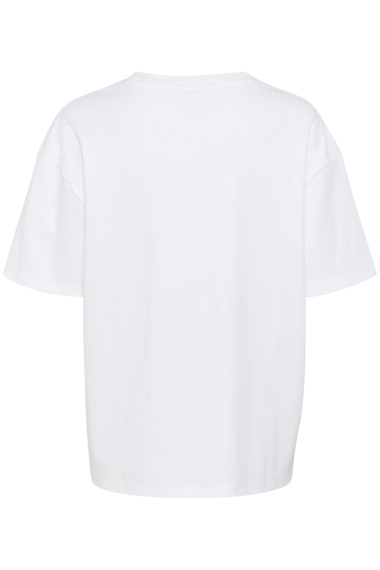Part Two Jamina Organic cotton Crew neck Boxy Tee in Bright White