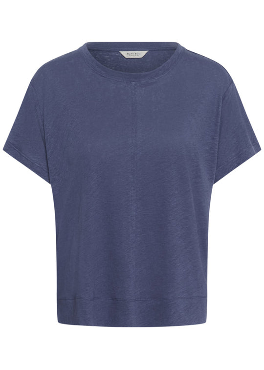Blue t-shirt on a white background