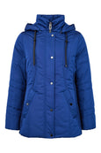 Frandsen Technical Down Shaped Quilted Coat in Royal Blue