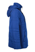 Frandsen Technical Down Shaped Quilted Coat in Royal Blue