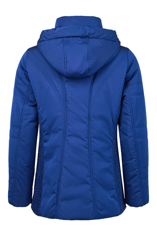 Frandsen Technical Down Shaped Quilted Coat in Royal Blue