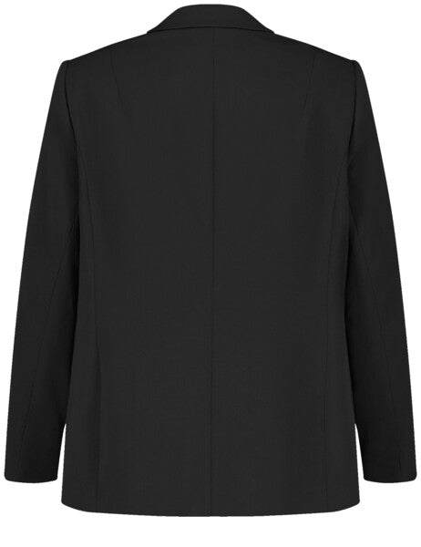 Samoon Single Breasted Blazer in Black