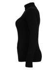 C'est Moi Bamboo Long Sleeve Turtleneck in Black