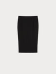 Marina Rinaldi Osaka Slim Pencil Flared Skirt in Black