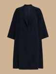 Marina Rinaldi Innocuo 3/4 Sleeve Duster Coat in Midnight Blue