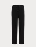 Marina Rinaldi Conico Knit Drawstring Pant in Black