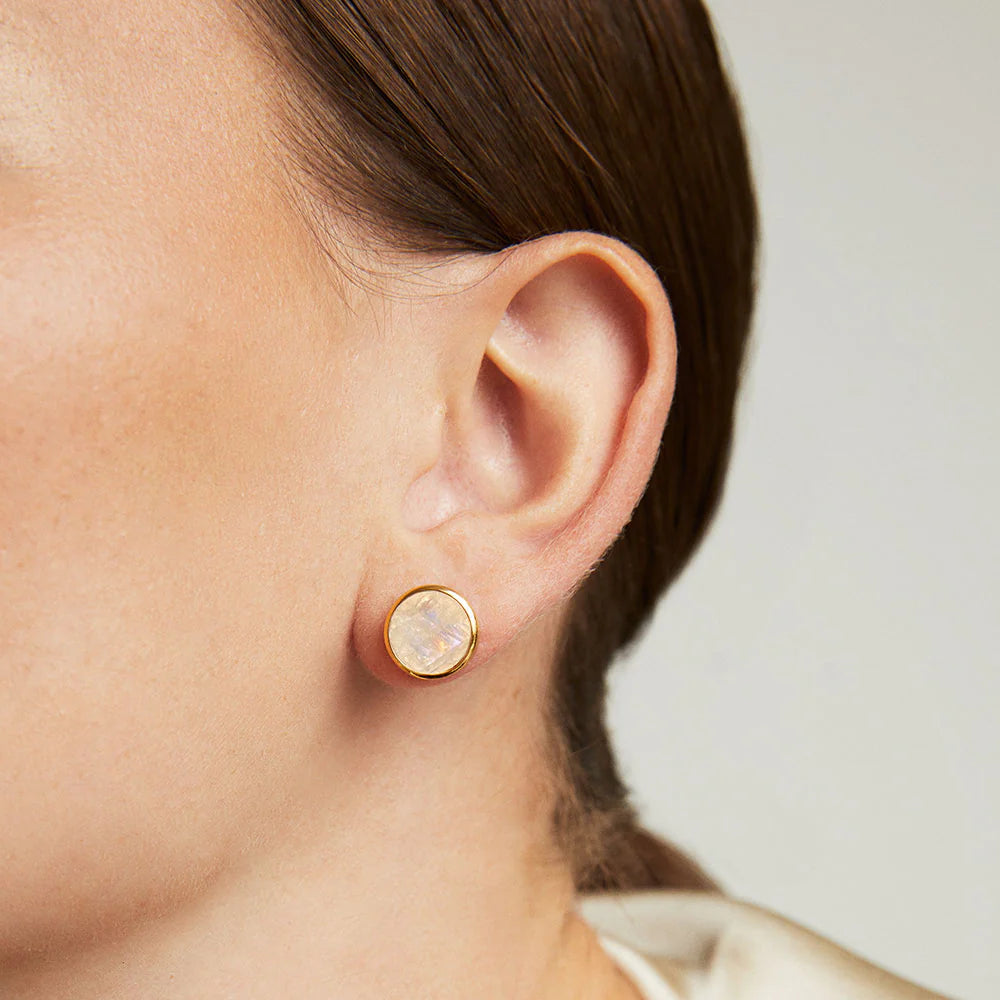 Dean Davidson Large Signature Studs in Moonstone