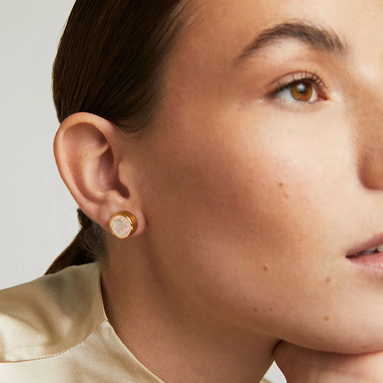 Dean Davidson Large Signature Studs in Moonstone
