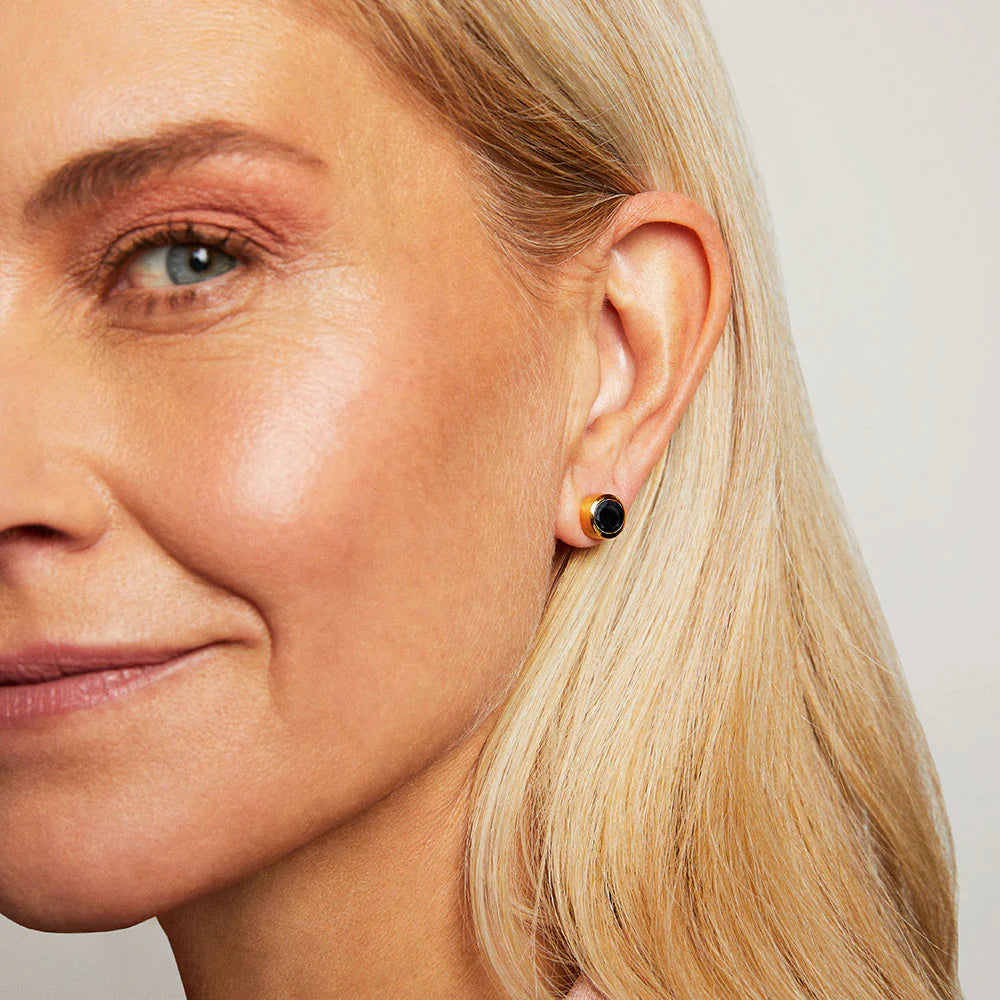 Dean Davidson Signature Midi Studs in Onyx