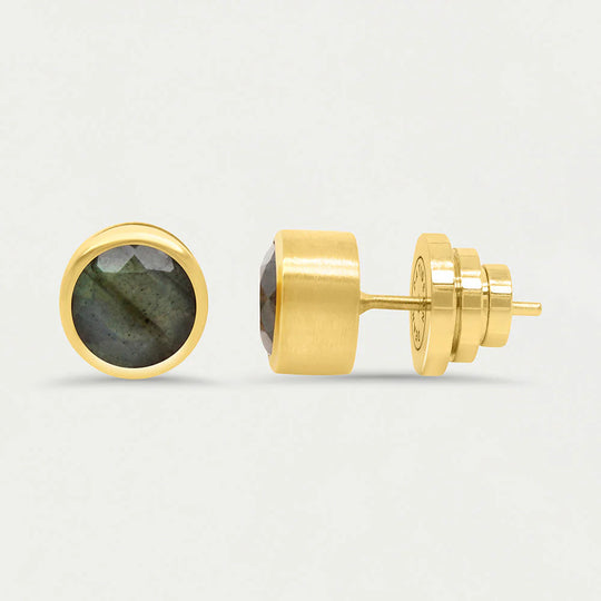 Dean Davidson Signature Midi Studs in Labradorite/Gold
