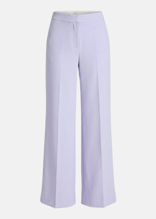 Elena Miro Light Weight Cady Menswear Pant in Lavender