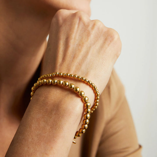 Dean Davidson Midi Signature Beaded Bracelet in Gold