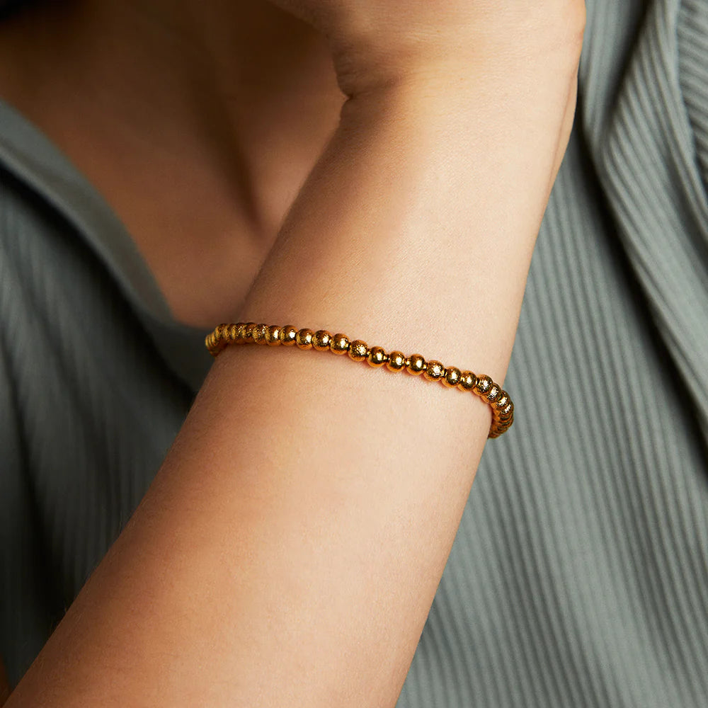 Dean Davidson Signature Small Beaded Bracelet in Gold