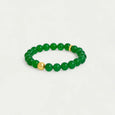 Dean Davidson Signature Beaded Ethos Stretch Bracelet in Green Onyx/Gold