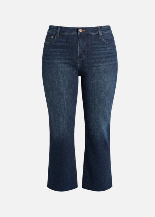 Liverpool Stride High Rise Crop Wide Leg Jean in Eastmore