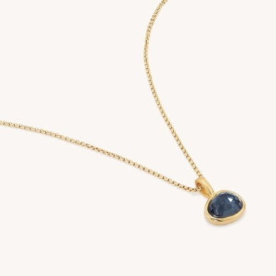 Dean Davidson Cala Pendant Necklace in Iridescent Hematite/Gold