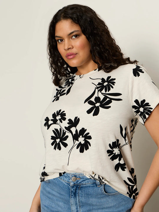 Sanctuary The Perfect Tee in Chalk Bloom